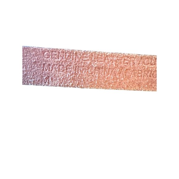 Leather Belt With Trio Tri Color Loop Calf Hair Design size 32 Modern - Picture 4 of 4